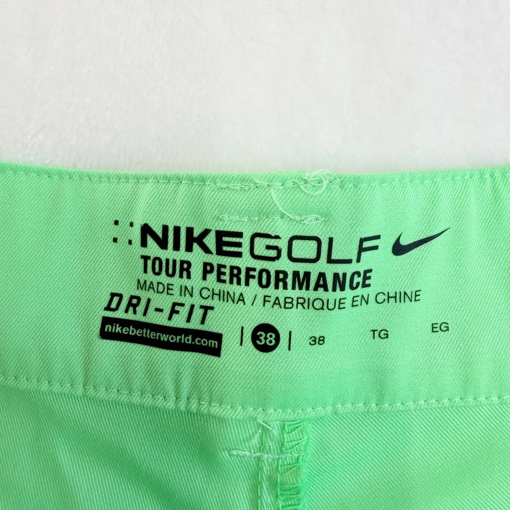Nike Golf Shorts‎ Mens 38 Green Dri-FIT Tour Performance Activewear